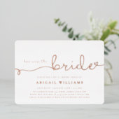 ここ来ザブライドフォイル招待状 箔招待状 (立ち正面)