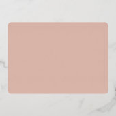 ここ来ザブライドフォイル招待状 箔招待状 (裏面)