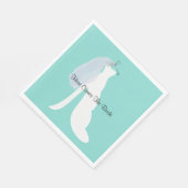 ここ来ザブライドブライダルシャワーパーティー スタンダードランチョンナプキン (角)