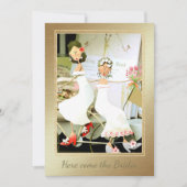 ここ来ザブリデス結婚式招待状 招待状 (正面)