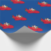 ここ来ブルサンタクロース ラッピングペーパー (角)