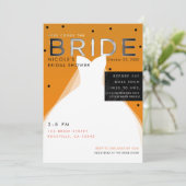 ここ来BRIDEハロウィーンオレンジブライダルシャワー 招待状 (スタンド正面)