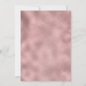 ここ来BRIDEバラ金ゴールドグラムシックブライダルシャワー 招待状 (裏面)