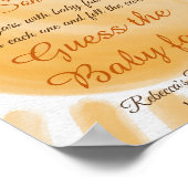 ここ来Son Sunshine Ray Baby Shower Guess Game ポスター (角)