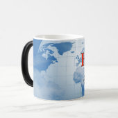 ここ話の曇り地球 モーフィングマグカップ (正面左)