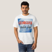 ここ話の曇り地球 Tシャツ (正面フル)