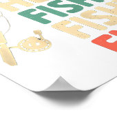 ここ – フィッシュおもしろい魚釣りデザインBフィッシュ_1 ポスター (角)