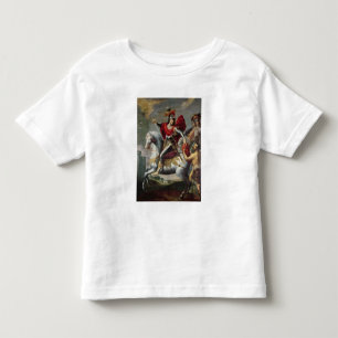 こじきと彼のマントを共有するセントマーチン トドラーTシャツ