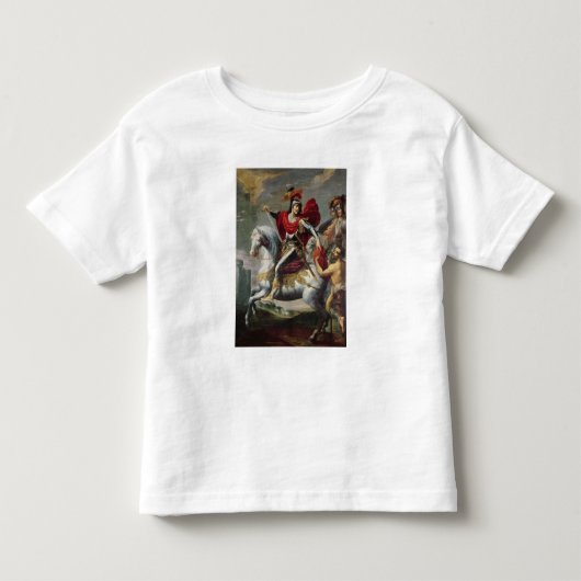 こじきと彼のマントを共有するセントマーチン トドラーTシャツ (正面)