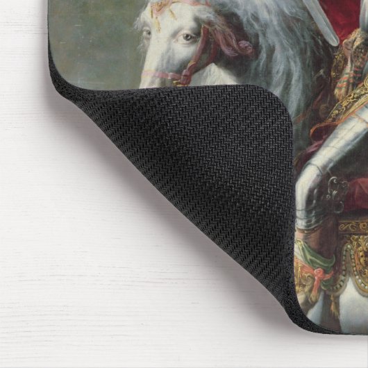 こじきと彼のマントを共有するセントマーチン マウスパッド (コーナー)