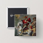 こじきと彼のマントを共有するセントマーチン 缶バッジ (正面&裏面)