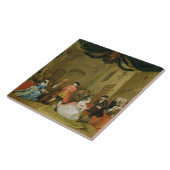 こじきのオペラ、場面IIIの行為XI 1729年(油o タイル (側面)