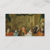 こじきのオペラ、場面IIIの行為XI 1729年(油o 名刺 (裏面)