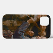 こじきの口論、c.1625-30 (キャンバスの油) Case-Mate iPhoneケース (裏面 (横))