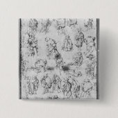 こじき 缶バッジ (正面)