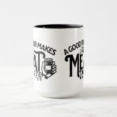 こすり良いと肉の味が良くなる マグカップ (中央)