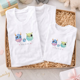 こちらがアメリカのかわいいモンスターデザインTシャツ Tシャツ