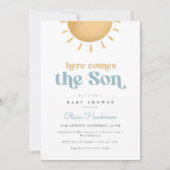 こちらが息子くんのベイビーシャワー招待状 招待状 (正面)