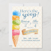 こちらが真相 招待状 (正面)