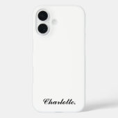 こちらに自分の名前をデザイン Case-Mate iPhoneケース (裏面)