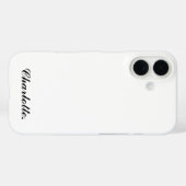 こちらに自分の名前をデザイン Case-Mate iPhoneケース (裏面 (横))