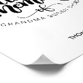 こちらの席は、- 結婚式の愛する記憶として保存されています ポスター (角)