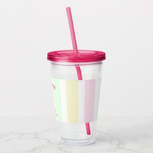 こちらはスクープのアイスクリーム夏のベビーシャワー アクリルタンブラー (左)