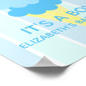 こちらはスクープのアイスクリーム夏のベビーシャワー ポスター (角)