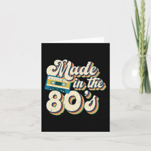 こちらは私の80年代の衣装です。ハロウィン・パーティーのアイデアにどうぞ カード