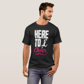 こちら応援チアリーティングチアリーダー Tシャツ (正面フル)