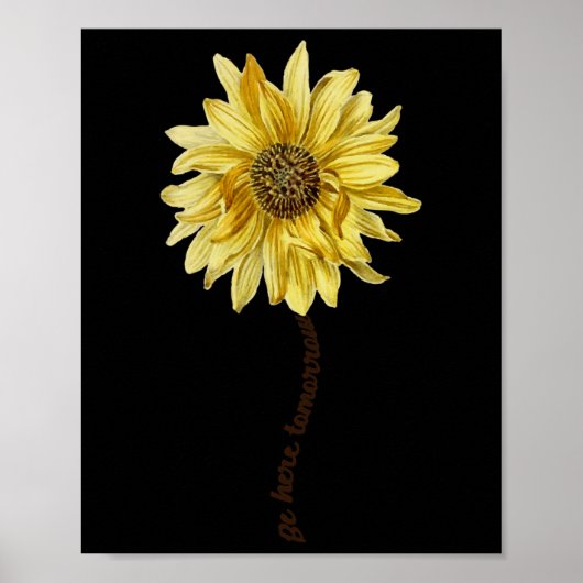 こちら明日の自殺防止認識度1 ポスター (正面)