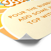 こちら来サンベイビーシャワー桃佐バー ポスター (角)