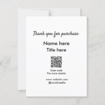 「こちら購入名タイトル スキャンQRコードに感謝」