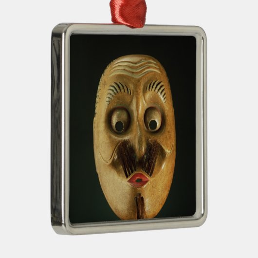 こっけいなマスク、Nohの劇場 メタルオーナメント (右)