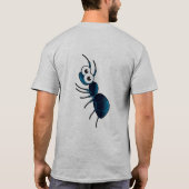 こっけいなUberの運転者のワイシャツ Tシャツ (裏面)