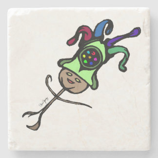 こっけい者のコースター ストーンコースター