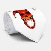 こっけい者のスカルのタイ ネクタイ (ロール)