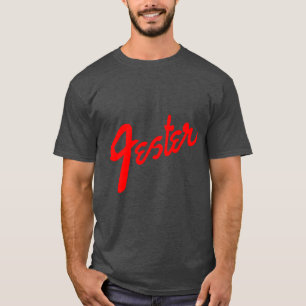 こっけい者のロゴの人の暗いTシャツ Tシャツ