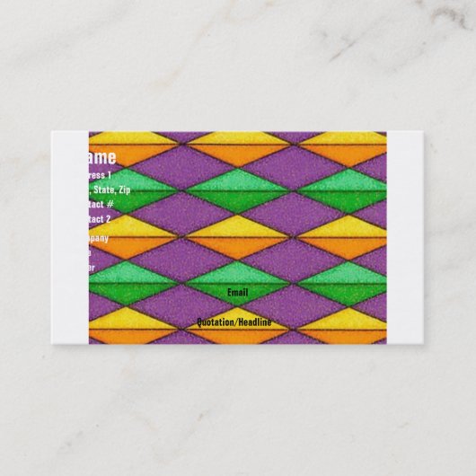 こっけい者カード 名刺 (正面)