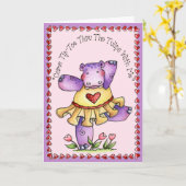 こっそり - グリーティングカード (黄色い花)