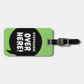 こっちだ！（パーソナライズ可能） ラゲッジタグ (正面横)