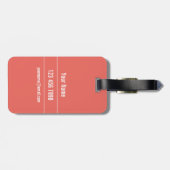 こっちだ！（パーソナライズ可能） ラゲッジタグ (裏面横)