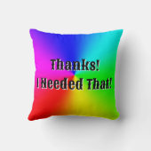 こっちを向けろ！感謝してい必要だ！ クッション (裏面)