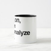 こつるの件を過分析しよう マグカップ (中央)