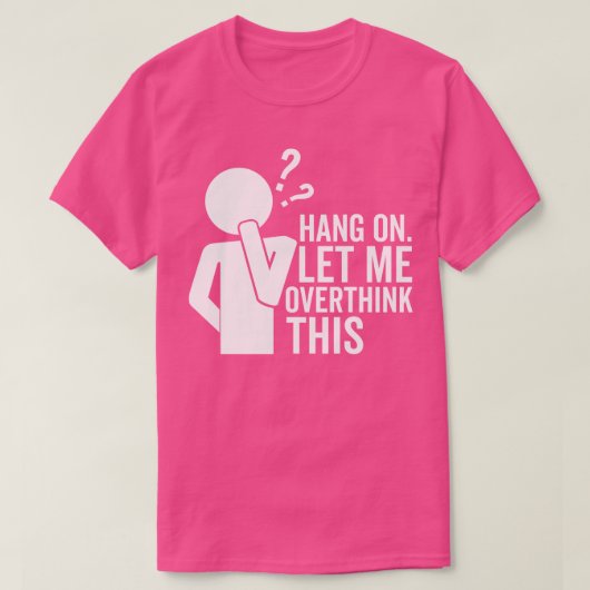 こつるの白を考え過ぎてみよう Tシャツ (デザイン正面)