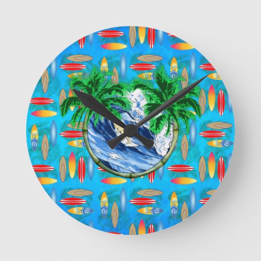 こつ10 ラウンド壁時計 (正面)