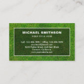 こてガーデニング造園気に芝生 名刺 (裏面)