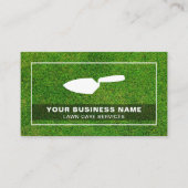 こてガーデニング造園気に芝生 名刺 (正面)