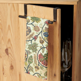 こて貝刺繍果実・花 キッチンタオル