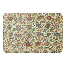 こて貝刺繍果実・花 バスマット